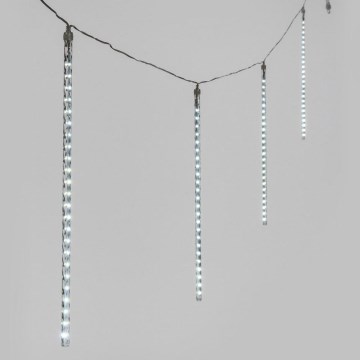 LED vonkajší vianočný reťaz ICICLE 480xLED 14m IP44 studená biela