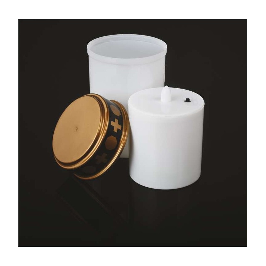 LED vonkajšia dekorácia LED/2xC IP44 biela