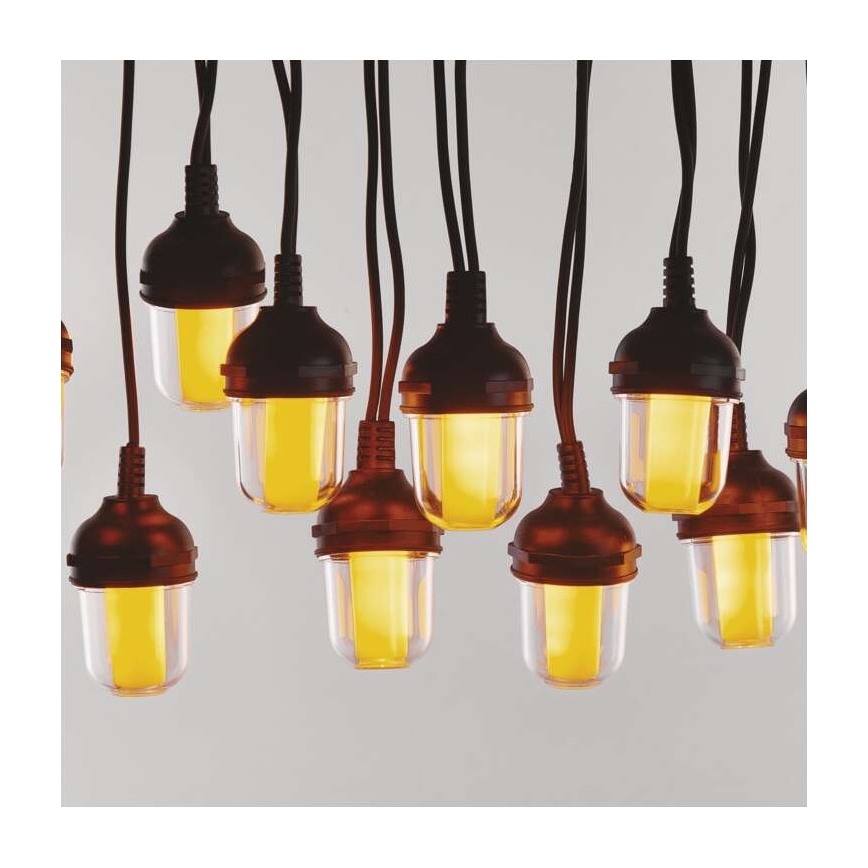 LED vonkajšia dekoratívna reťaz 100xLED/9,5m IP44