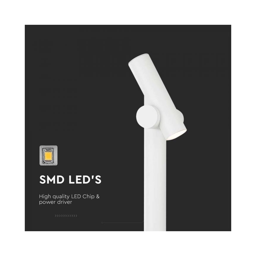LED Vonkajšia flexibilná lampa LED/4W/230V 4000K IP44 100 cm biela