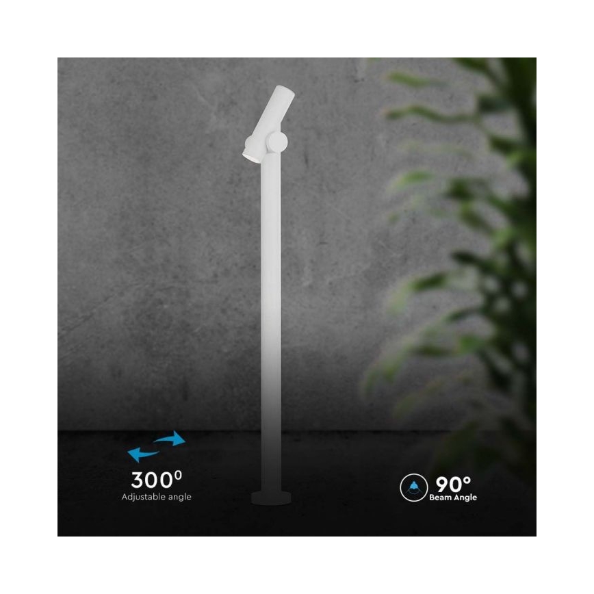 LED Vonkajšia flexibilná lampa LED/4W/230V 4000K IP44 100 cm biela