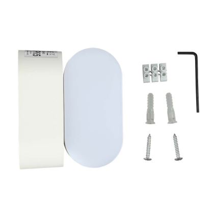 LED Vonkajšia flexibilná nástenné svietidlo LED/5W/230V 3000K IP65 biela