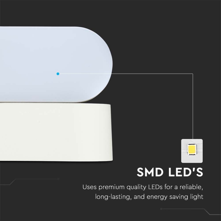 LED Vonkajšia flexibilná nástenné svietidlo LED/5W/230V 4000K IP65 biela