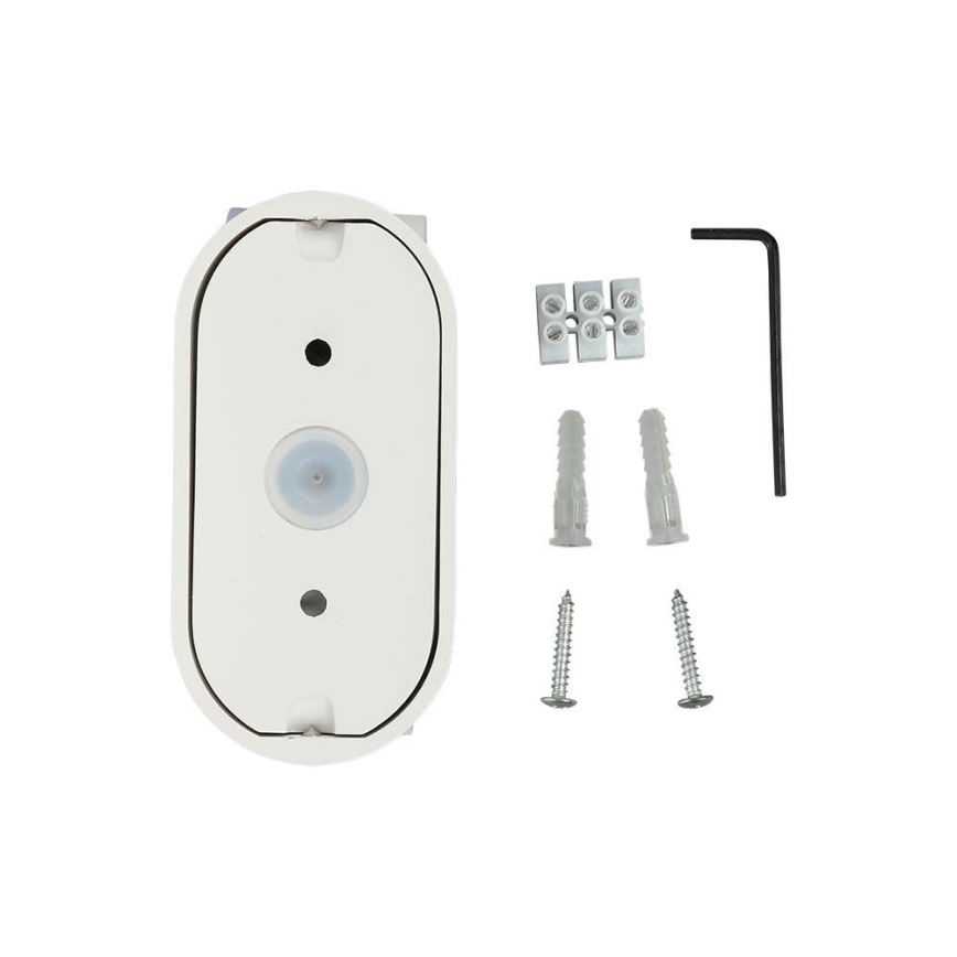 LED Vonkajšia flexibilná nástenné svietidlo LED/5W/230V 4000K IP65 biela