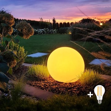 LED vonkajšia lampa GLOBO 1xE27/11W/230V pr. 30 cm IP44