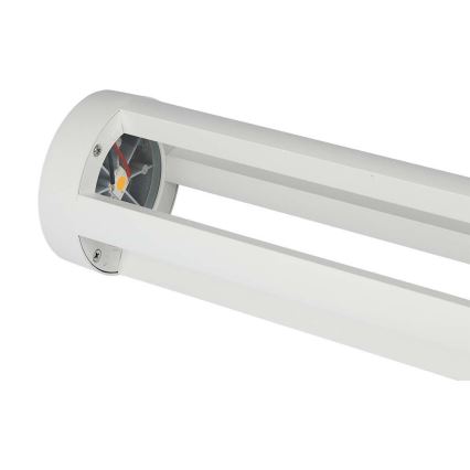 LED Vonkajšia lampa LED/10W/230V 80cm 4000K IP65 biela