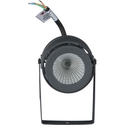 LED Vonkajšia lampa LED/12W/100-240V IP65 3000K šedá