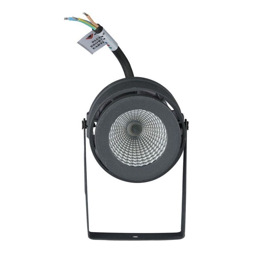 LED Vonkajšia lampa LED/12W/100-240V IP65 3000K šedá