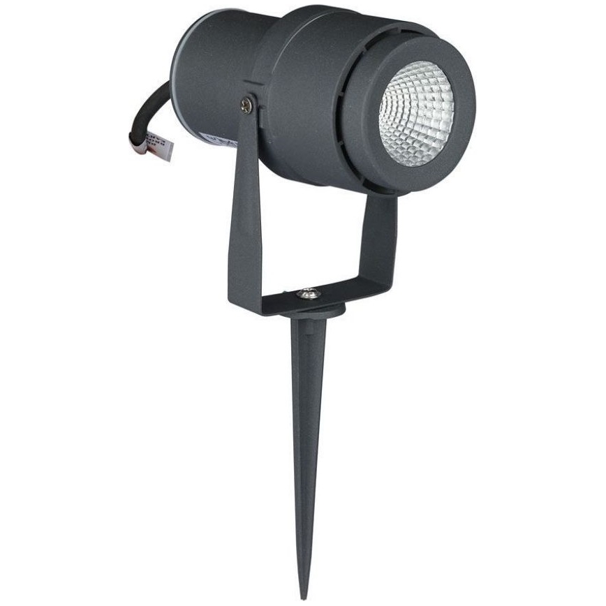 LED Vonkajšia lampa LED/12W/100-240V IP65 3000K šedá