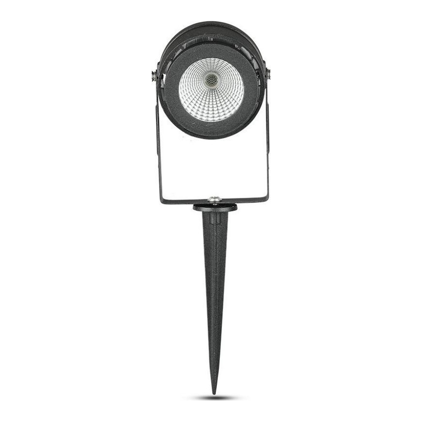 LED Vonkajšia lampa LED/12W/100-240V IP65 4000K čierna