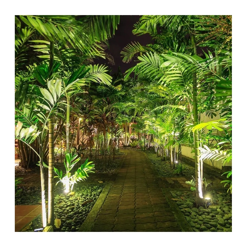 LED Vonkajšia lampa LED/12W/230V 3000K čierna IP65