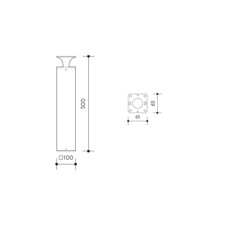 LED Vonkajšia lampa ORNELA LED/6W/230V 3000K IP54 hnedá