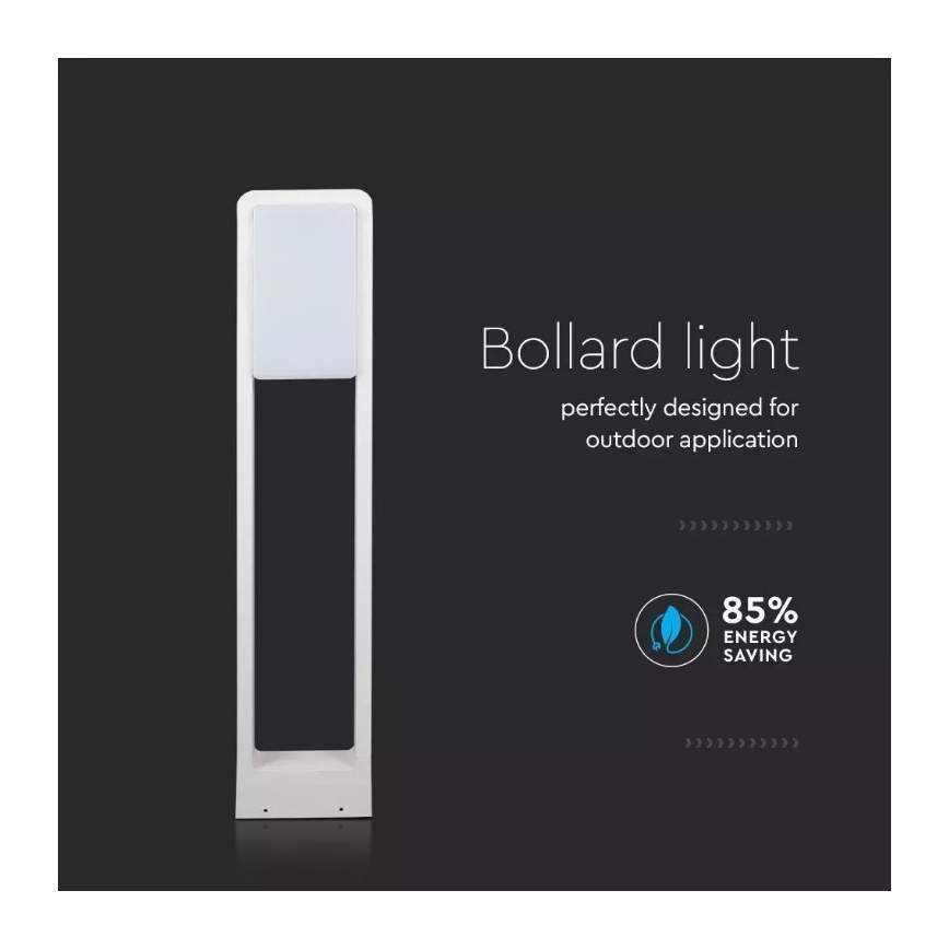 LED Vonkajšia lampa SAMSUNG CHIP LED/10W/230V 3000K IP65 biela