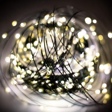 LED Vonkajšia  reťaz 1500xLED/230V 8 funkcií 153 m IP44 teplá biela + diaľkové ovládanie