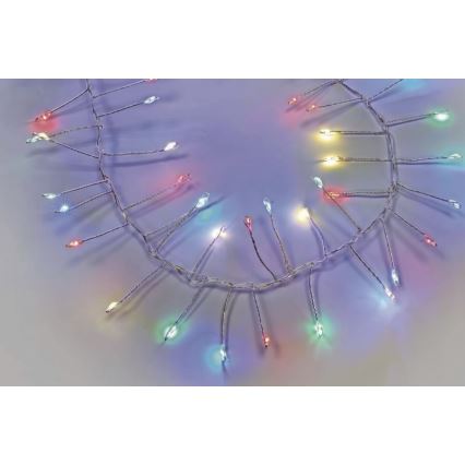 LED vonkajšia reťaz 1920xLED/8 funkcií 19,2m IP44 viacfarebná