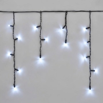 LED vonkajšia reťaz 50xLED/3x0,4m IP44 studená biela