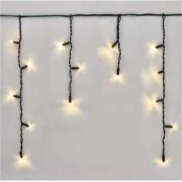 LED Vonkajšia reťaz 50xLED/3x0,4m IP44 studená/teplá biela