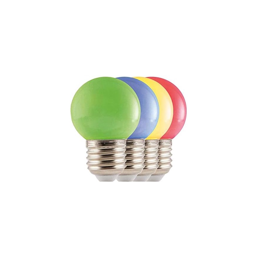 LED Vonkajšia reťaz EASY CONNECT 8xE27 5m IP44 multicolor