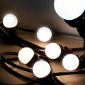 LED Vonkajšia reťaz EASY CONNECT 8xE27 5m IP44 teplá biela