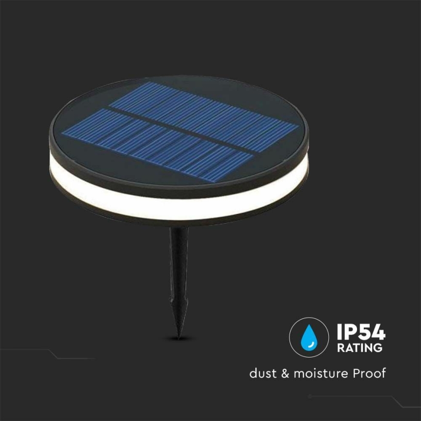 LED Vonkajšia solárna lampa LED/1,8W/3,7V IP54 3000K