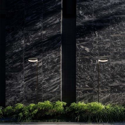 LED Vonkajšia solárna lampa LED/2W/3,7V 3000K IP54 2000 mAh čierna