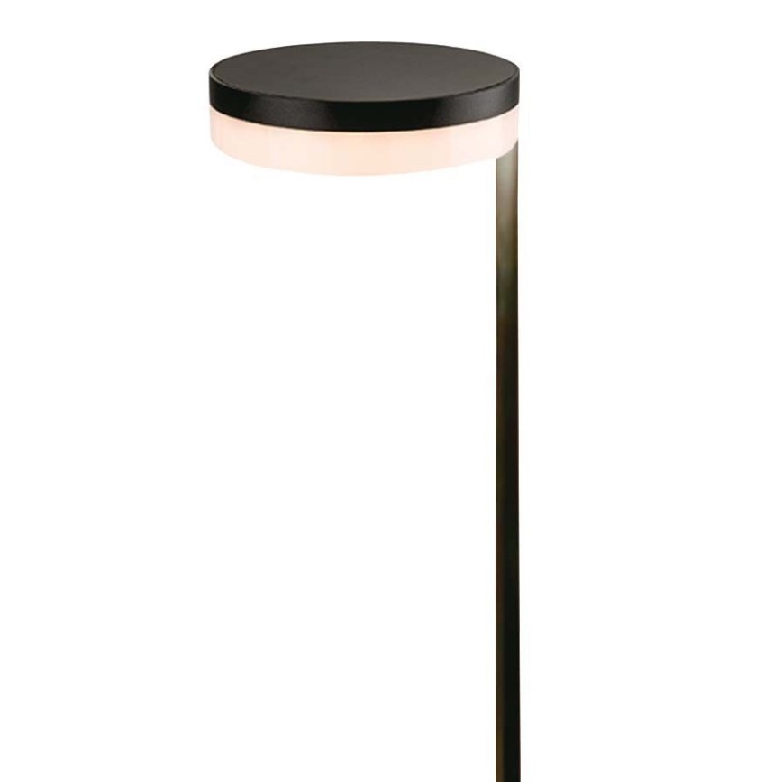 LED Vonkajšia solárna lampa LED/2W/3,7V 3000K IP54 2000 mAh čierna