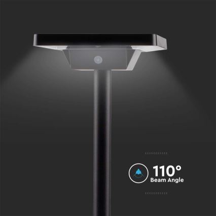 LED Vonkajšia solárna lampa 2v1 LED/2W/3,7V IP65 3000/4000/6500K 2600 mAh