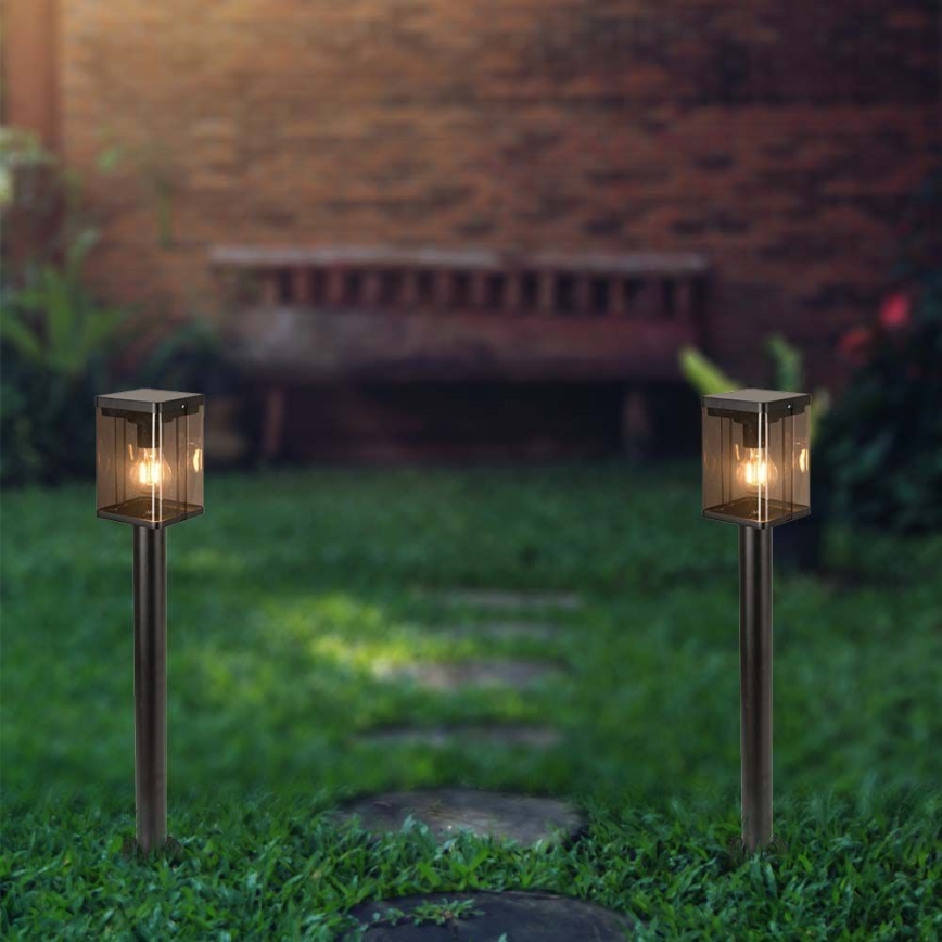 LED Vonkajšia solárna lampa so senzorom LED/2,5W/3,7V 3000K IP54 2000 mAh čierna