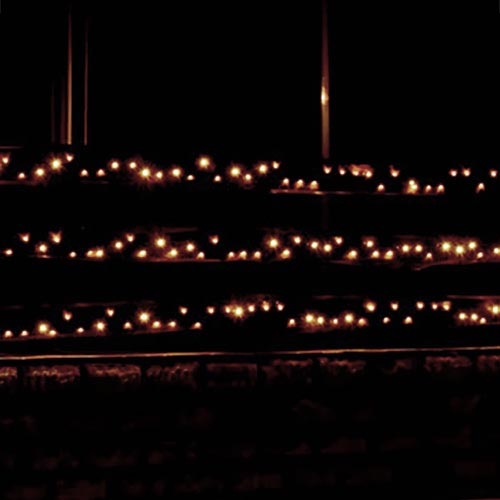 LED Vonkajšia svetelná reťaz 70m 1000xLED/0,06W/230V teplá biela IP44