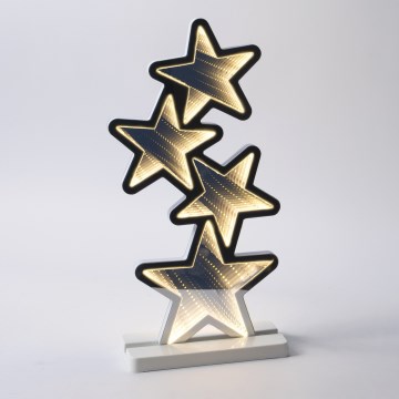 LED vonkajšia vianočná dekorácia – hviezdy, teplá biela, LED/3,6W/230V, IP44