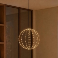 LED vonkajšia vianočná dekorácia LED/2,1W/230V priemer 40 cm IP44 teplá biela