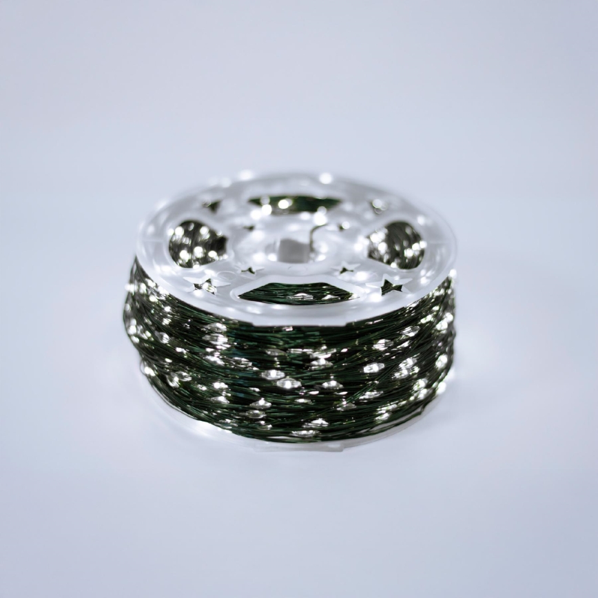 LED Vonkajší vianočný reťaz 1500xLED/230V 8 funkcií 153 m IP44 studená biela + diaľkové ovládanie