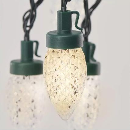 LED Vonkajšia vianočná reťaz 50xLED/8 funkcií 14,8 m IP44 teplá biela