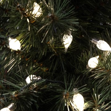 LED vonkajšia vianočná reťaz LINE 200×LED, 12,75 m, IP44, teplá biela