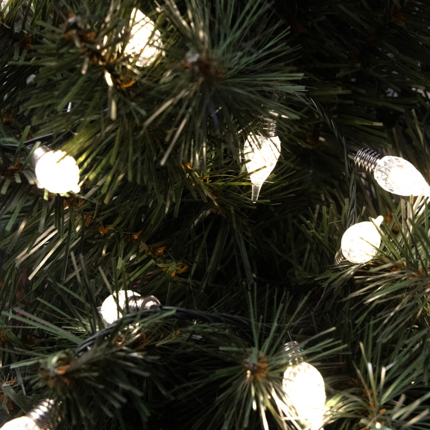 LED vonkajšia vianočná reťaz LINE 200×LED, 12,75 m, IP44, teplá biela