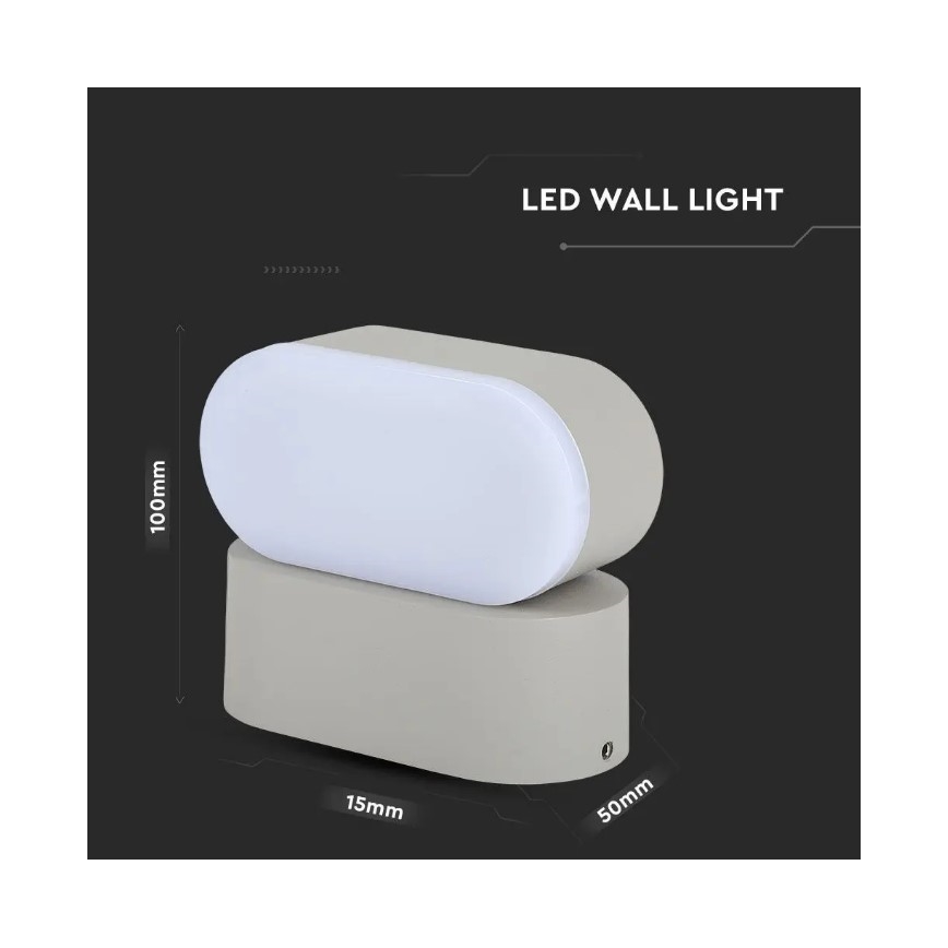 LED Vonkajšie flexibilné nástenné svietidlo LED/5W/230V IP65