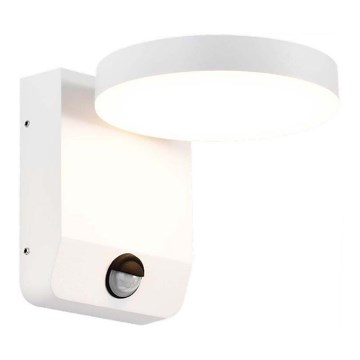 LED Vonkajšie nástenné flexibilné svietidlo so senzorom LED/17W/230V IP65 3000K biela