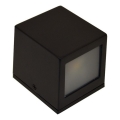 LED Vonkajšie nástenné svietidlo 2xLED/5W/230V 4000K IP54 čierna