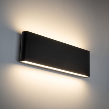 LED Vonkajšie nástenné svietidlo ARWENA 2xLED/12W/230V IP54 čierna