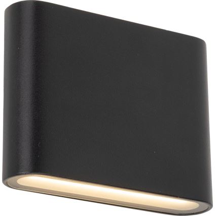 LED Vonkajšie nástenné svietidlo ARWENA 2xLED/3W/230V IP54 čierna