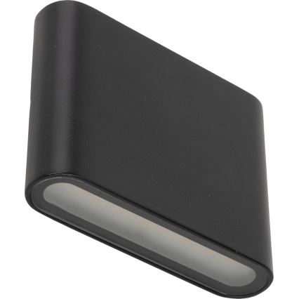 LED Vonkajšie nástenné svietidlo ARWENA 2xLED/3W/230V IP54 čierna
