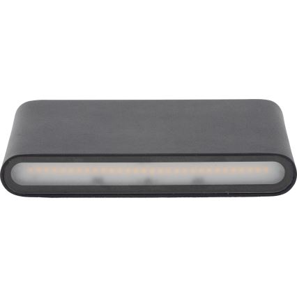 LED Vonkajšie nástenné svietidlo ARWENA 2xLED/6W/230V IP54 čierna