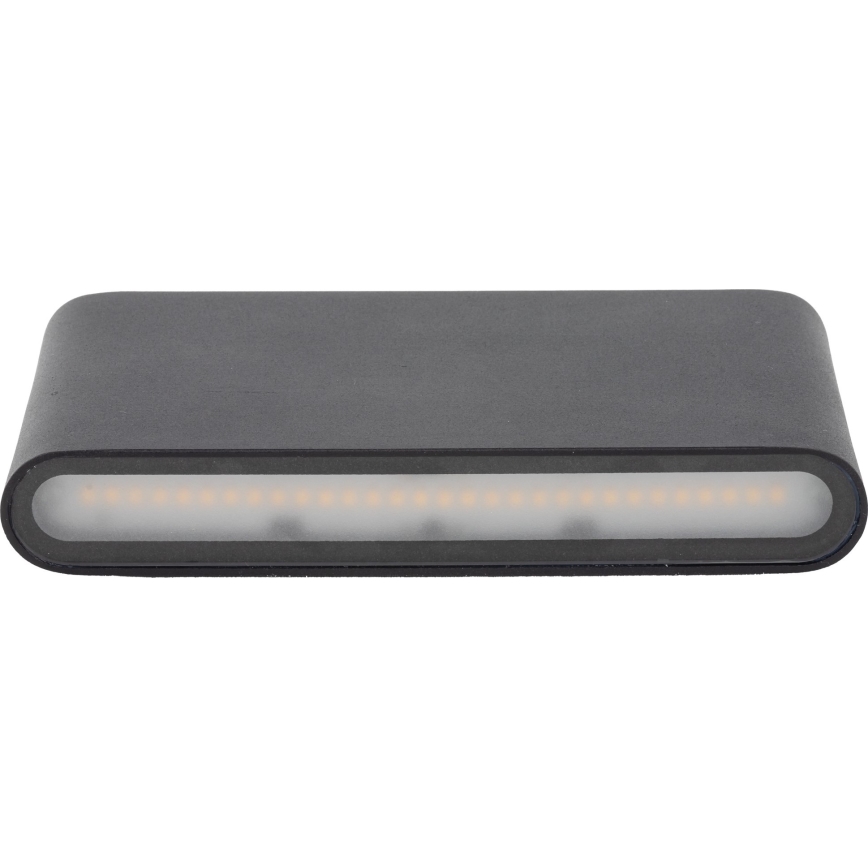 LED Vonkajšie nástenné svietidlo ARWENA 2xLED/6W/230V IP54 čierna