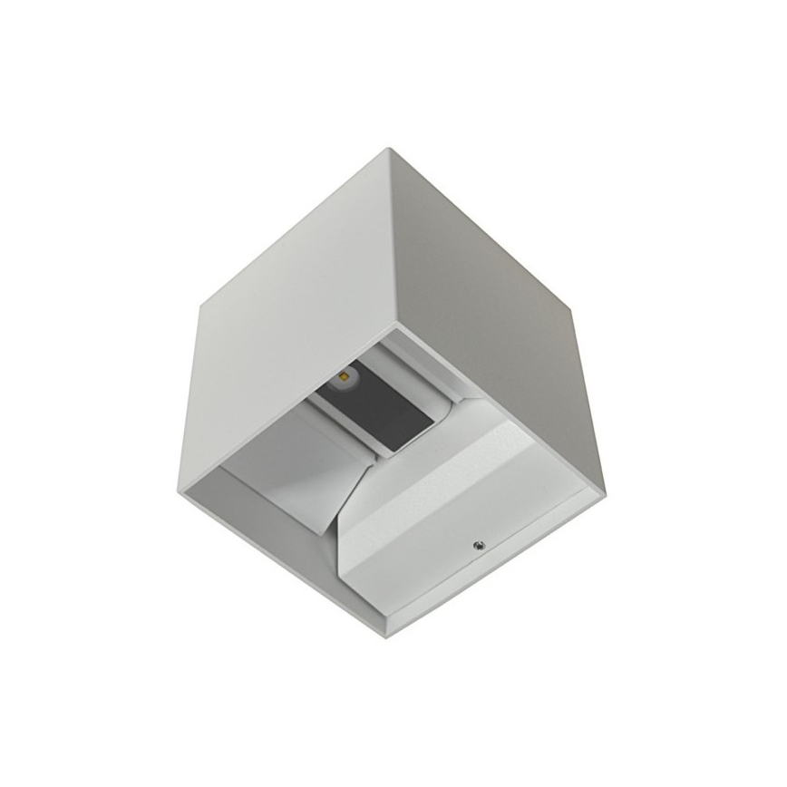 LED Vonkajšie nástenné svietidlo KREON 2xLED/3W/230V IP54 4000K biela