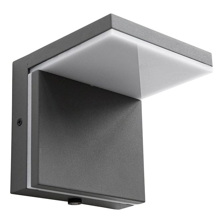 LED Vonkajšie nástenné svietidlo LASSAN LED/8W/230V 3000K IP54 antracit