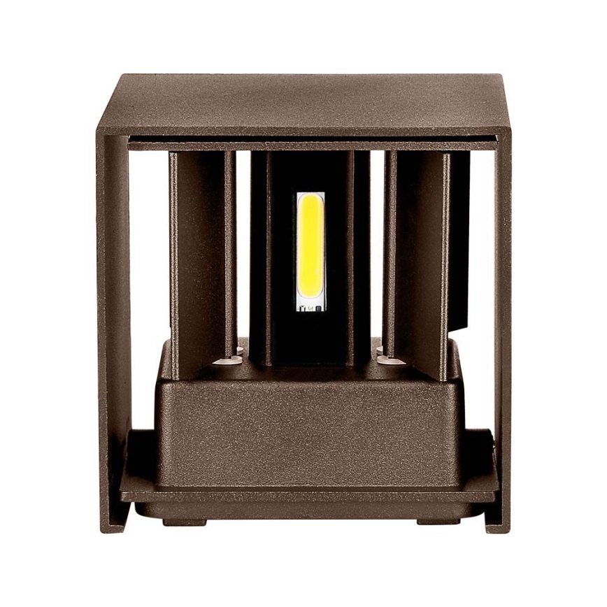 LED Vonkajšie nástenné svietidlo LED/11W/230V 3000K IP65 hnedá