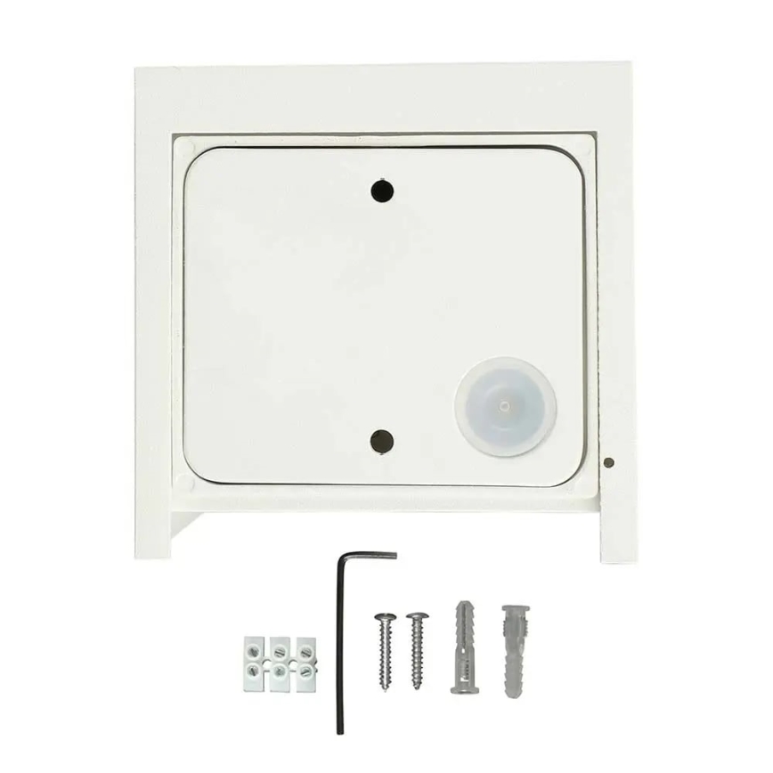 LED Vonkajšie nástenné svietidlo LED/11W/230V 4000K IP65 biela