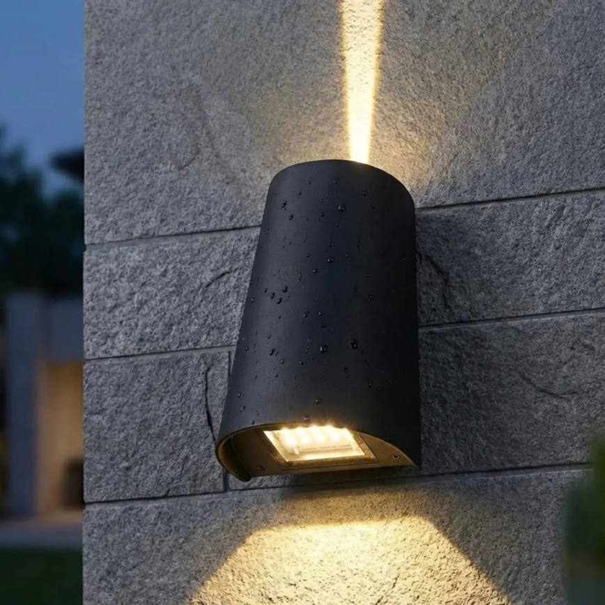 LED vonkajšie nástenné svietidlo LED/11W/230V IP65 čierne
