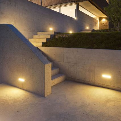 LED Vonkajšie nástenné svietidlo LED/12W/230V 4000K IP65 šedá