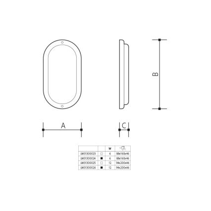 LED vonkajšie nástenné svietidlo LED/12W/230V IP54 biele